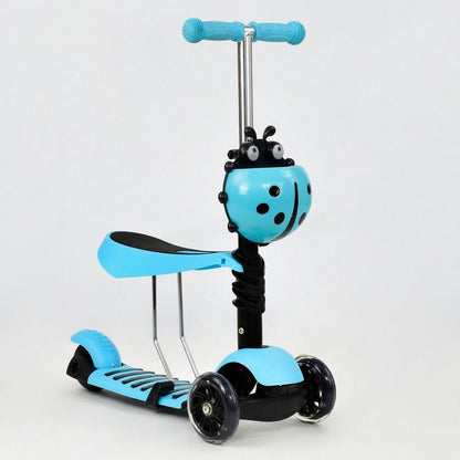Adjustable Height Balance Scooter – Blue