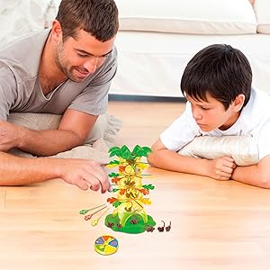 Mini Crazy Flipping Monkey Climbing Tower Game