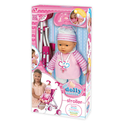 Sweet Baby Doll Stroller Playset