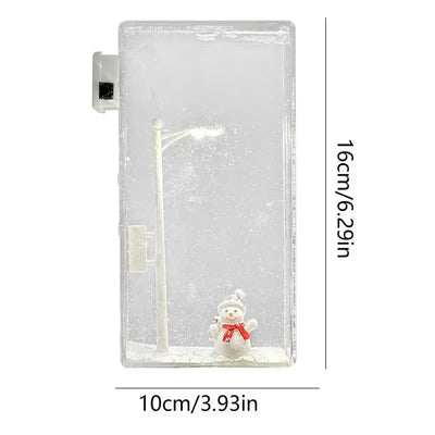 Snowflake LED Night Light with Snowman (Pre-Order)