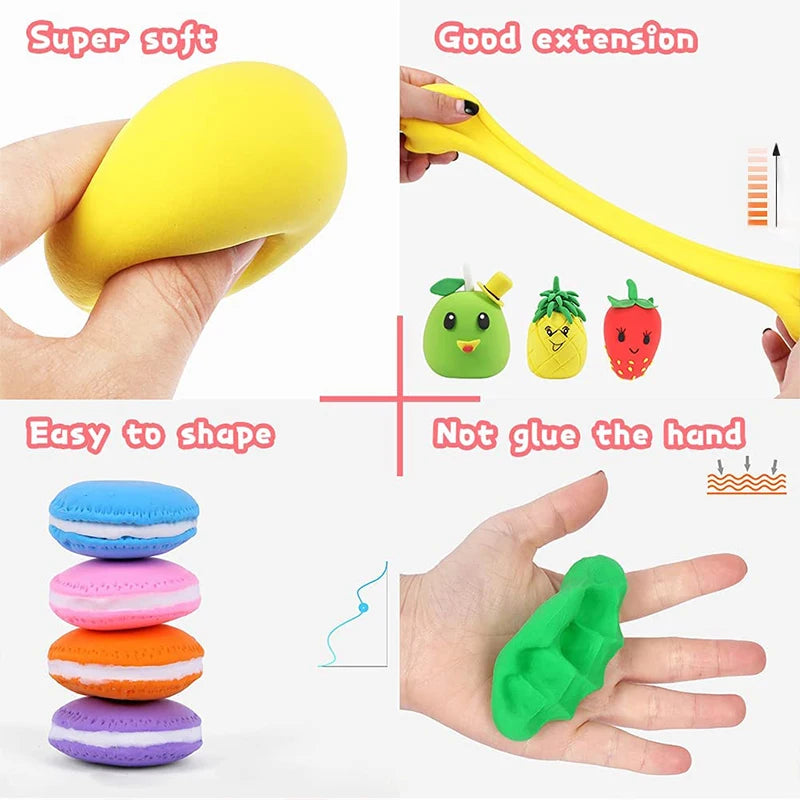 12 Color Super Light Clay