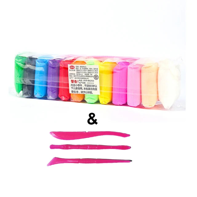 12 Color Super Light Clay