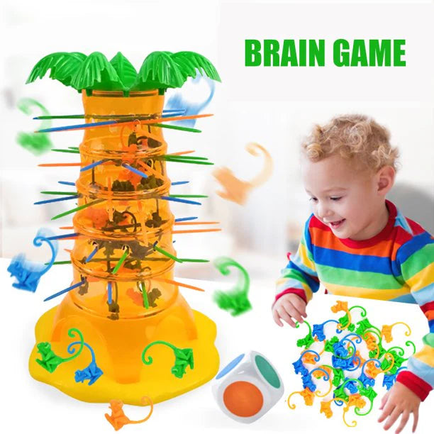 Mini Crazy Flipping Monkey Climbing Tower Game