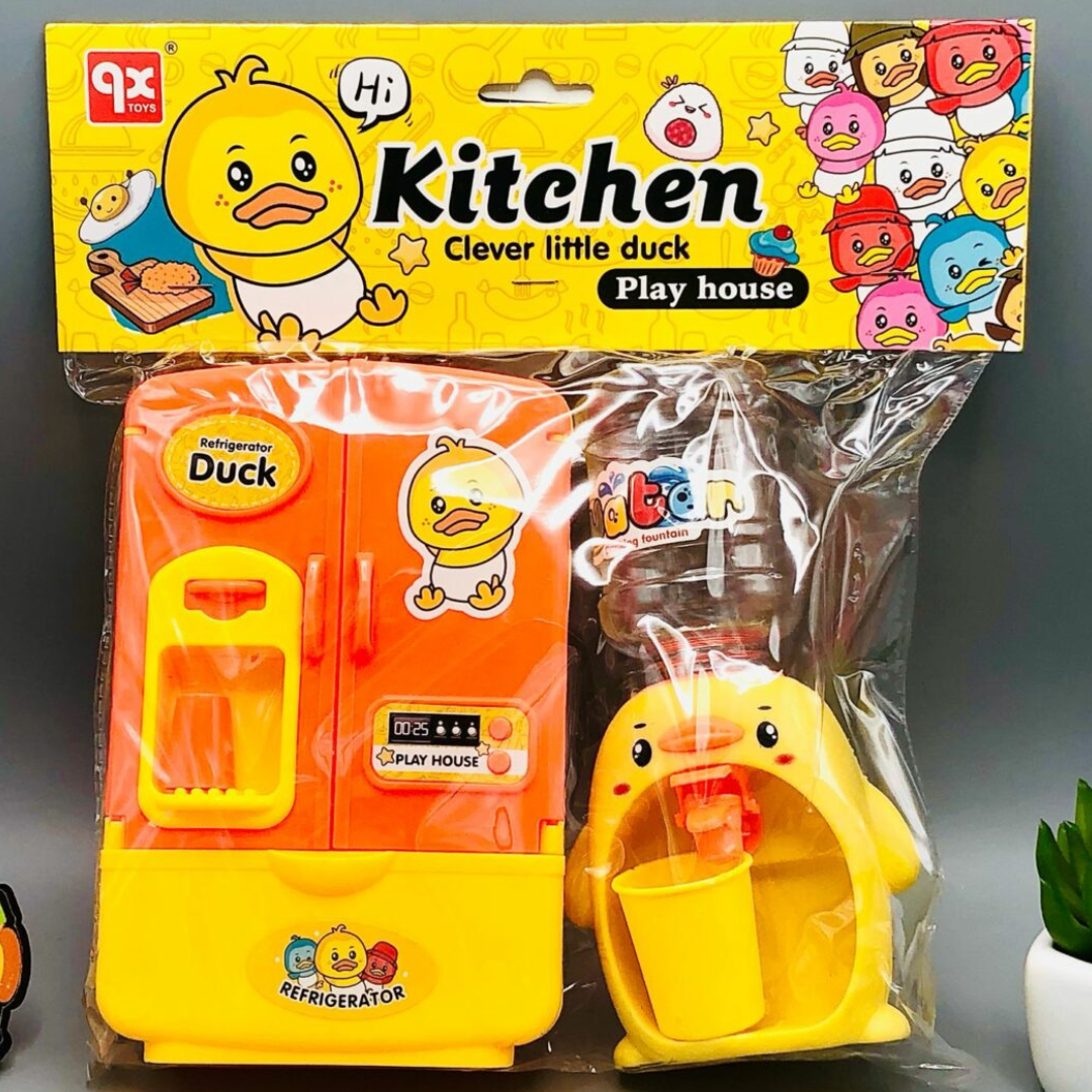 2 in 1 Water Dispenser With Storage Refrigerator Toy – Toyster