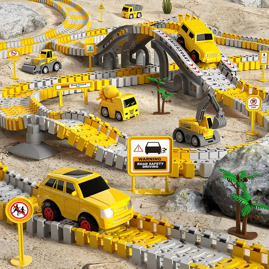 Kids DIY Engineering Car Track