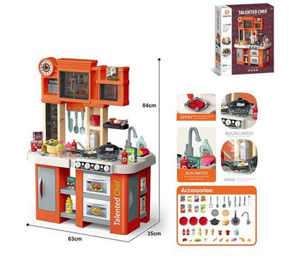 79 Pcs Talented Chef Kitchen | Running Water Sink