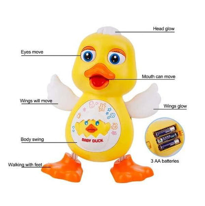 Dancing Duck with Music Flashing Lights and Real Dancing Action