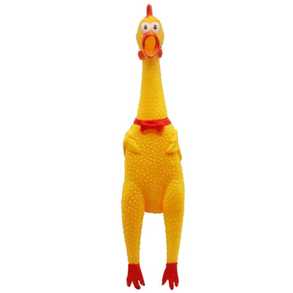 Squeaky Screaming Chicken Fun Pet