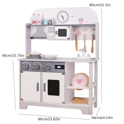 Chef Simulated Wooden Kitchen Toy Set