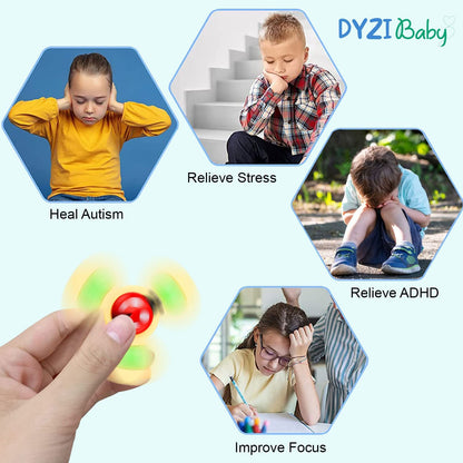 Sensory Bath Toys for Toddlers 1-3 – Stress Relief and Anxiety Spinning Top – Early Learning Birthday Gift