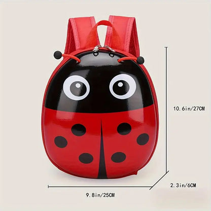 Adorable Ladybug Eggshell Backpack for Youngsters (Pre-Order)