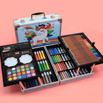 Art Set with Aluminum Box for Kids - (145Piece)