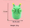 Squeezy Green Worm Stress-Relief Bulging Eyes Toy Funny Stress-Relief