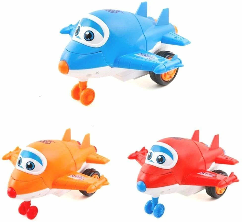 Transforming Aeroplane Friction Toy