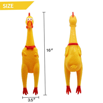 Squeaky Screaming Chicken Fun Pet