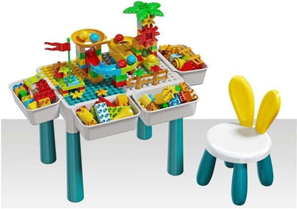 3A Silicone Cube Table 85 Pieces For Kids With Chair