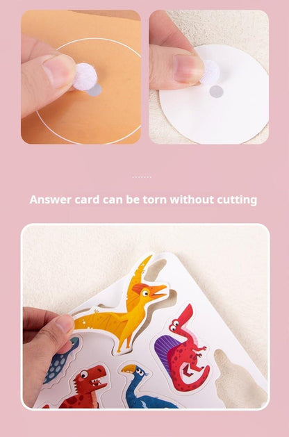 Montessori Educational Toys 7 Page Preschool Activity Flip Book