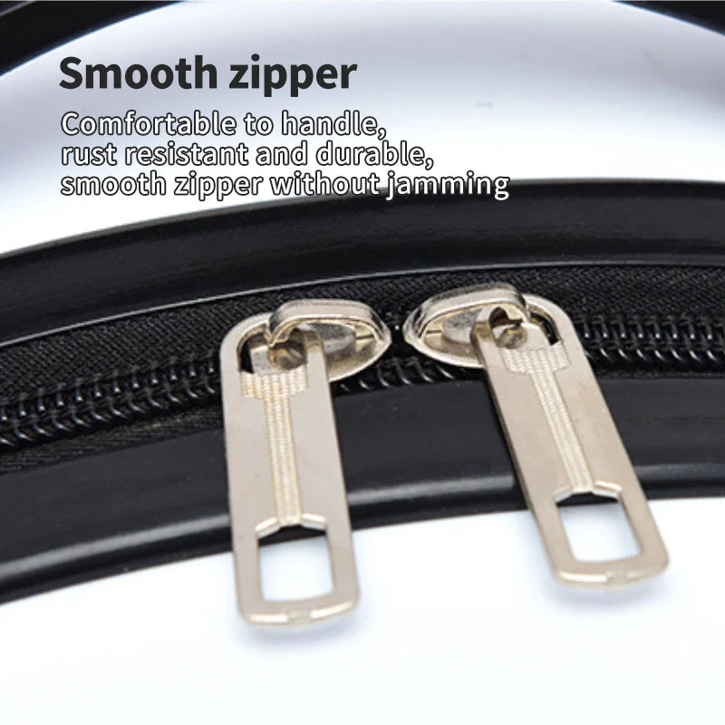 Hard Shell Travel Suitcase with 360° Rotating Wheels