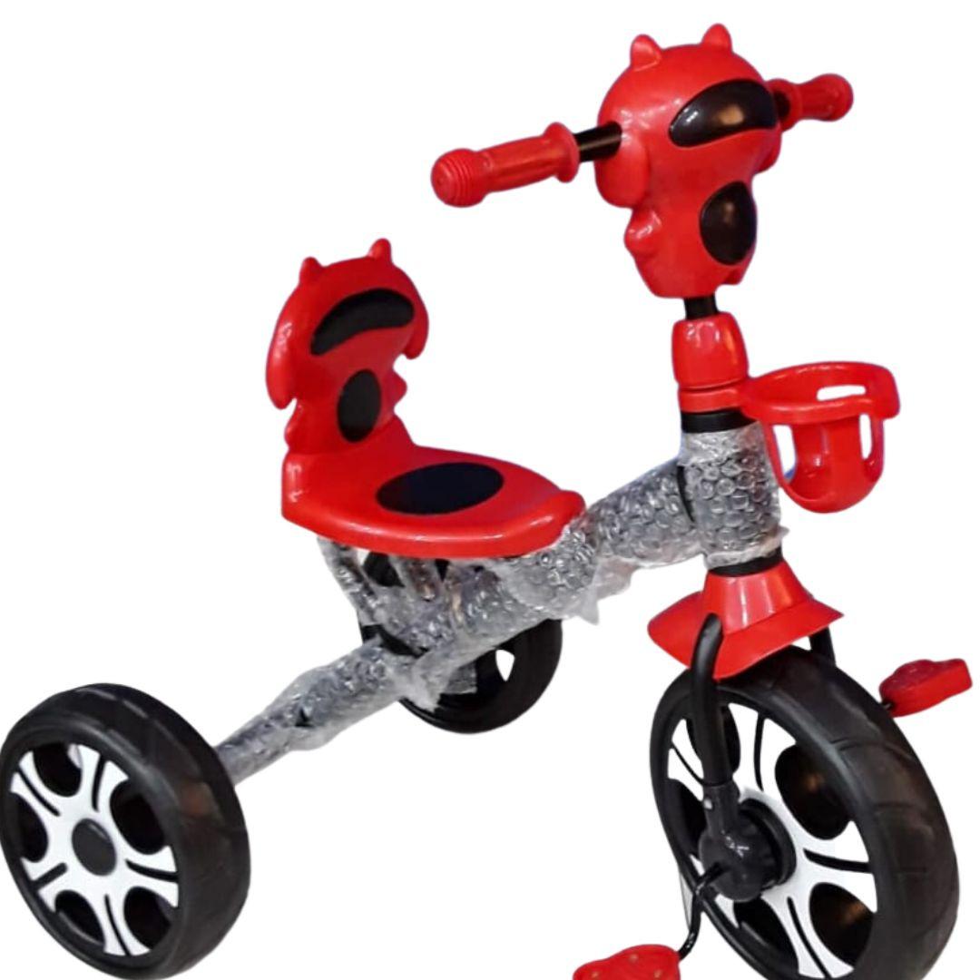 Three Color Rider Black and Red Three Wheeler Kids Tricycle – Toyster