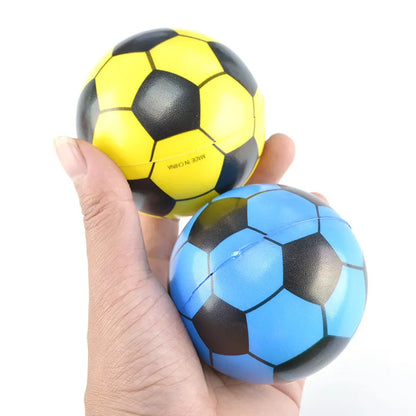Pack of 4 Colorful Soccer Football Stress Ball