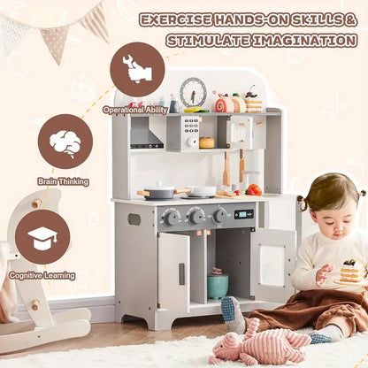 Chef Simulated Wooden Kitchen Toy Set