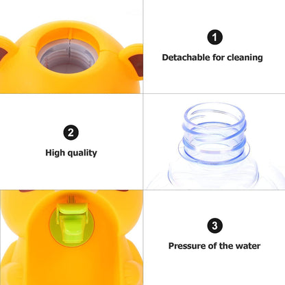 Mini Water Dispenser Cartoon Tiger Water Dispenser For Kids Pretend Play Toys Drinking Water Fountains For Kids Gift