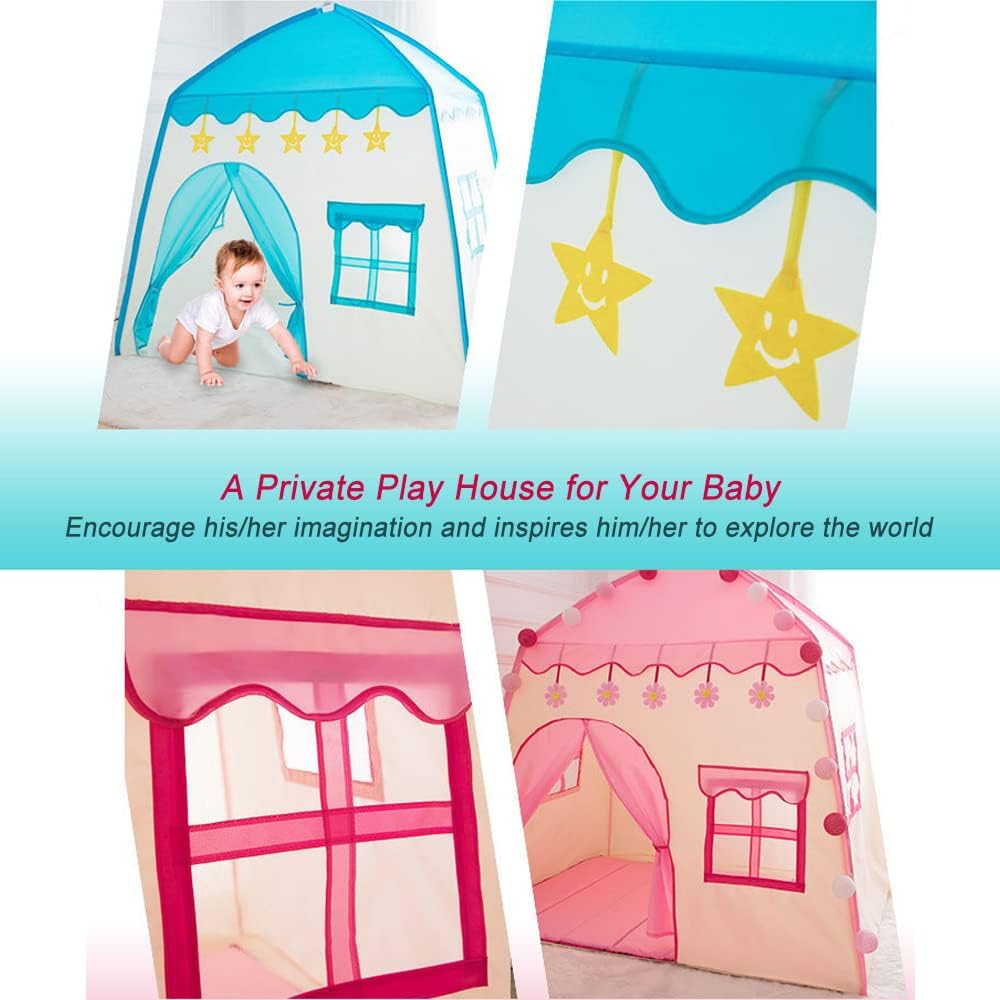 Indoor Outdoor Fairy Play House for Kids Princess Tent