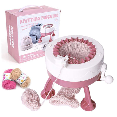 Knitting Machine 22 Needles, Knit Loom Machine Smart Manual Rotating Kit, for Adults Kids Knitting DIY Toy Socks Hats Scarves