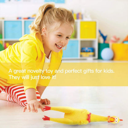 Squeaky Screaming Chicken Fun Pet