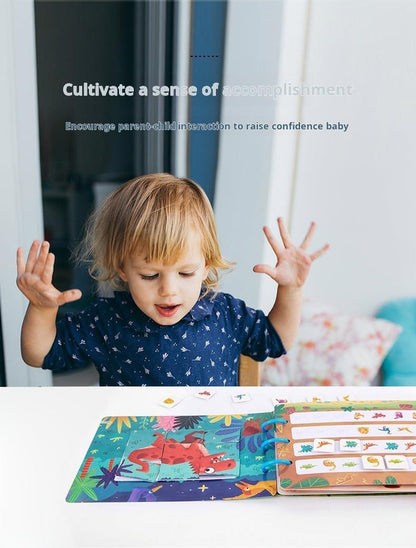 Montessori Educational Toys 7 Page Preschool Activity Flip Book