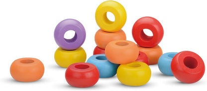 Stack and Count Rings Wooden Play Toys
