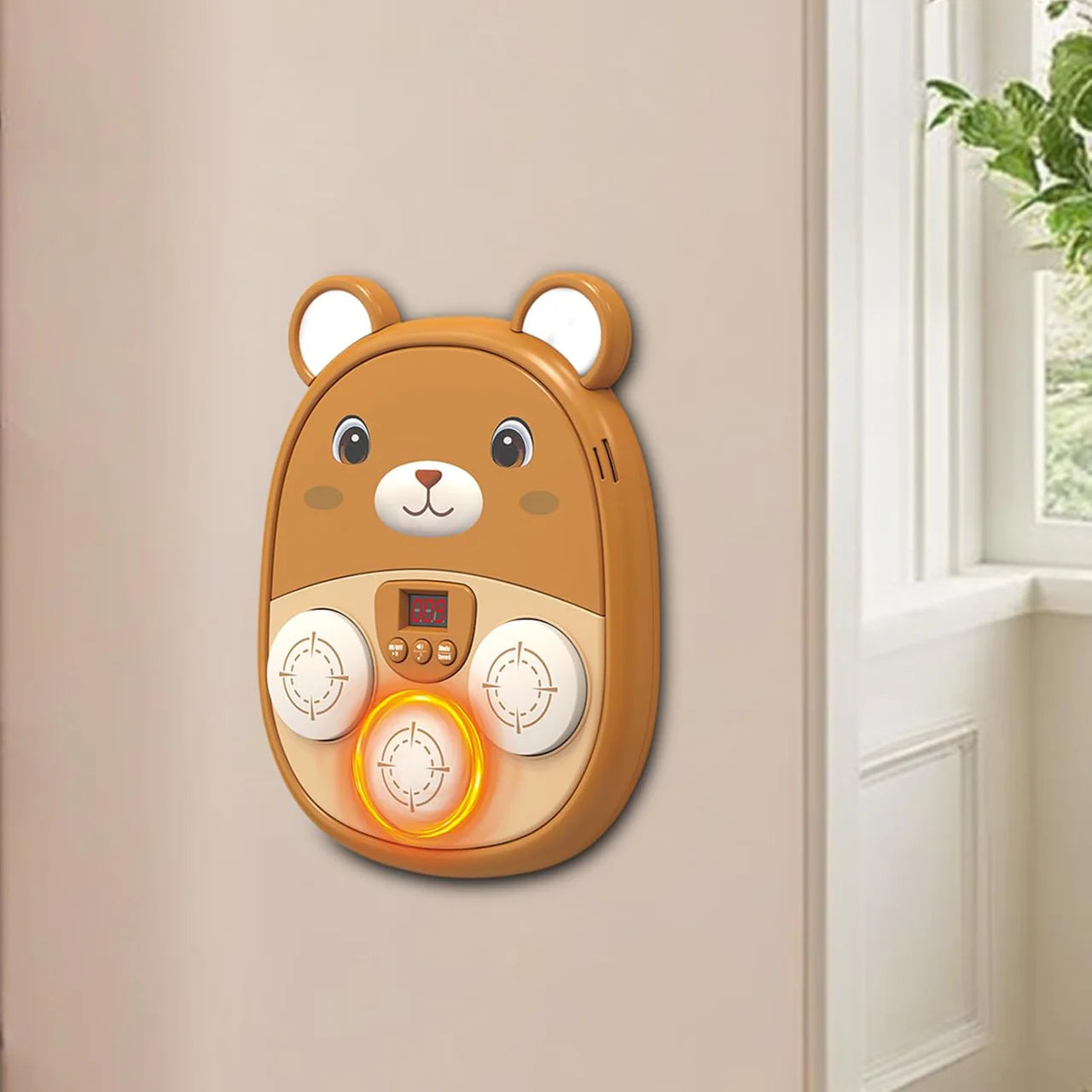 Light And Sound Bear Boxing Machine