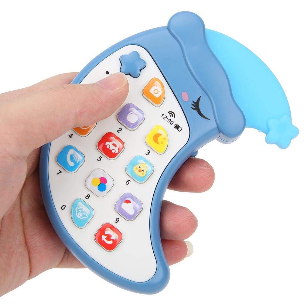 Children's Music Early Education Mobile Phone Educational Toy with Baby Teether