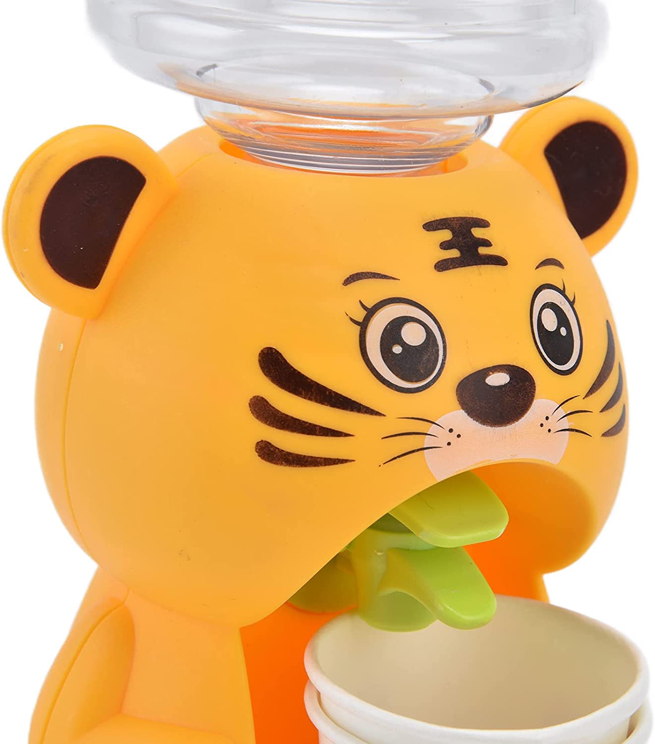 Mini Water Dispenser Cartoon Tiger Water Dispenser For Kids Pretend Play Toys Drinking Water Fountains For Kids Gift
