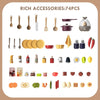 Kitchen Toy for Children, 74 Pieces Children's Game Kitchen Toy