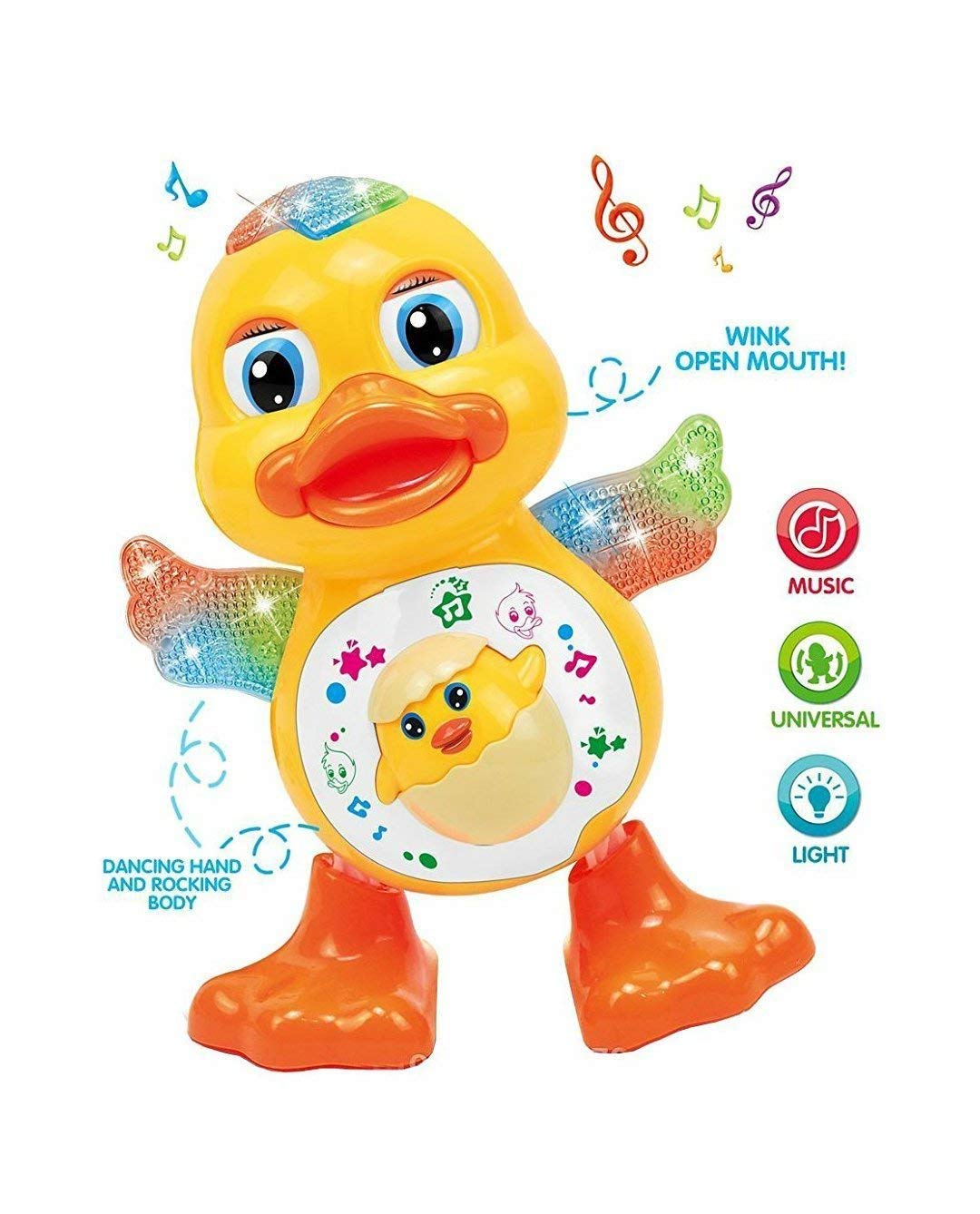 Dancing Duck with Music Flashing Lights and Real Dancing Action