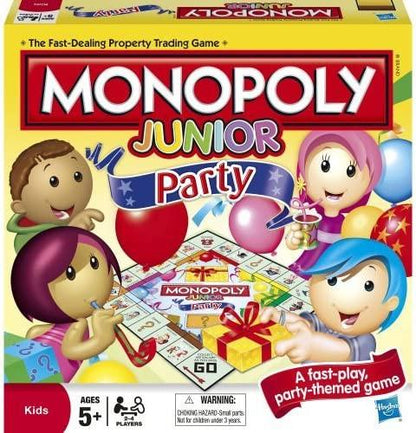 MONOPOLY Hasbro Junior Party Board Game For Kids