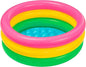 INTEX Inflatable 3 Ring Swimming Pool For Children 2ft X 8.5in