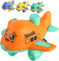 4pcs Interactive Airplane Shape Car