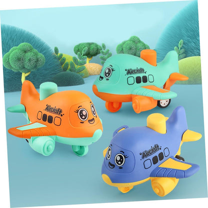 4pcs Interactive Airplane Shape Car