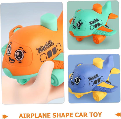 4pcs Interactive Airplane Shape Car