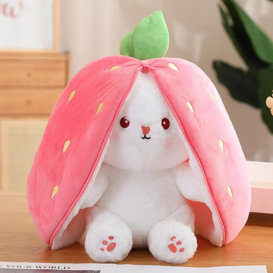 Winkycoo cutest Strawberry Pouch Rabbit Pink