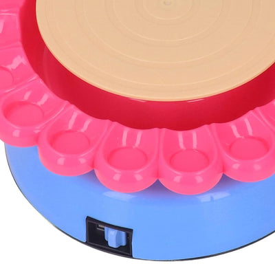 Sunflower Pottery Wheel Pottery Shaping Machine Air Drying Modeling Clay Tool for Kids