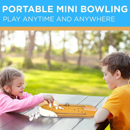 Wooden Mini Bowling Game Toy