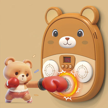 Light And Sound Bear Boxing Machine