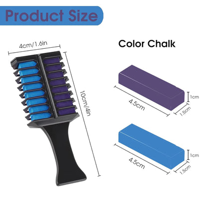 DIY Temporary Hair Chalk Comb