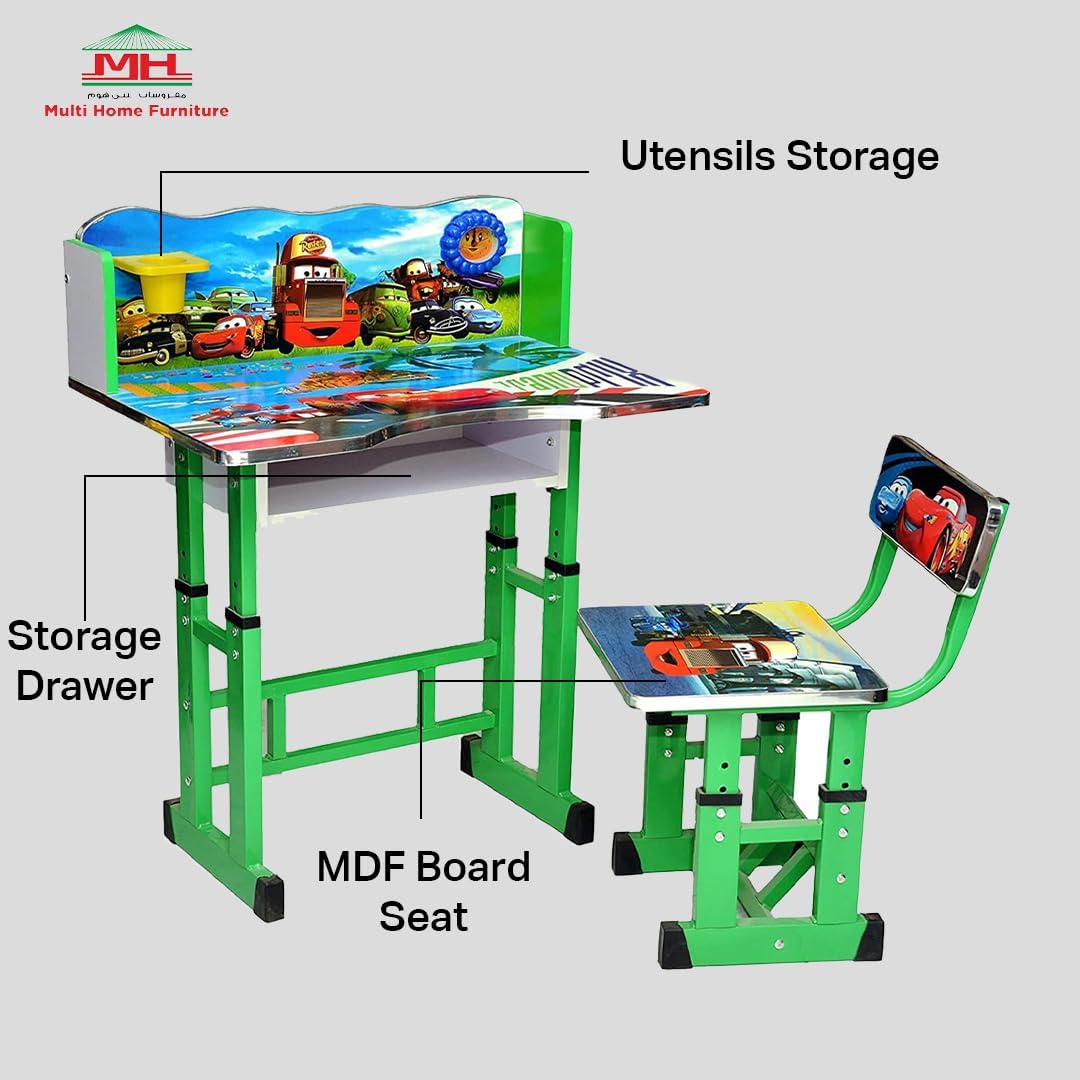 Adjustable Kids Study Desk and Chair Set