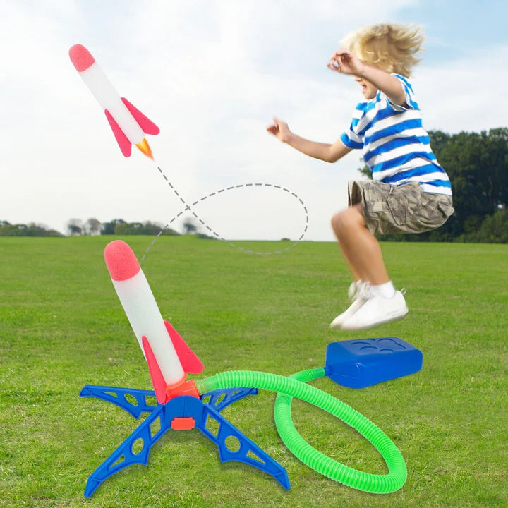 Interactive Outdoor Rocket Launch Toy Set