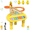 Duck Climbing Stairs Toy Rail Car USB Charging