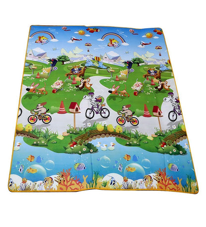 Ole Baby 100% Waterproof Double Side Premium Educational Thick playmat and Crawling mat, Bedding, Crawling Activity mat